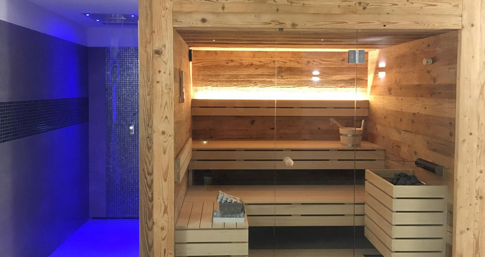 Bio-sauna in legno antico presso Seia Mountain Wellness in Val di Ledro